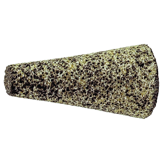 Pferd 39008694 | 61854 3/8"-24 Thread x 3" Width 16 Grit Cast iron Abrasive Cone