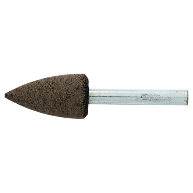 Pferd 39101538 | 35115 11/16" Diameter x 1/4" Shank x 1-1/4" Width 30 Grit Stainless steel Abrasive Mounted Point