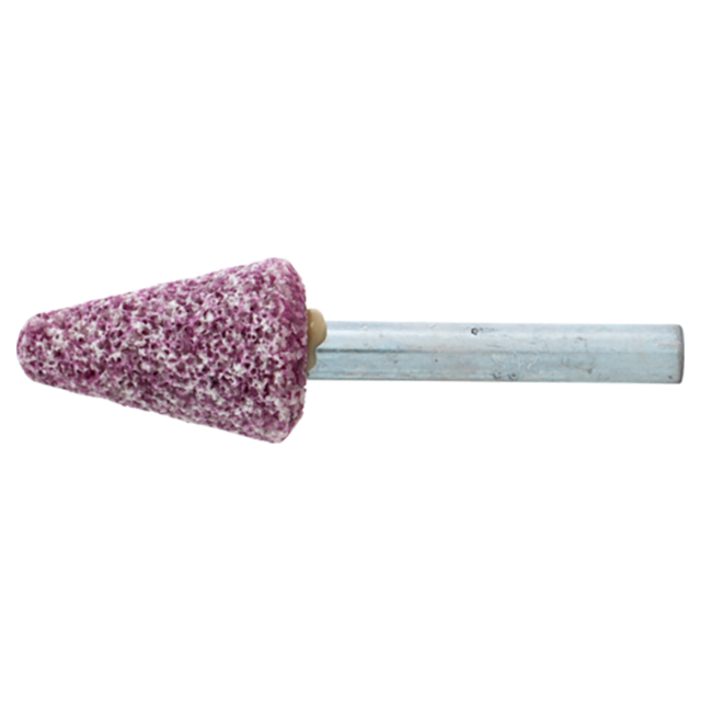 Pferd 39101598 | 31040 3/4" Diameter x 1/4" Shank x 1-1/8" Width 30 Grit Cast steel Abrasive Mounted Point