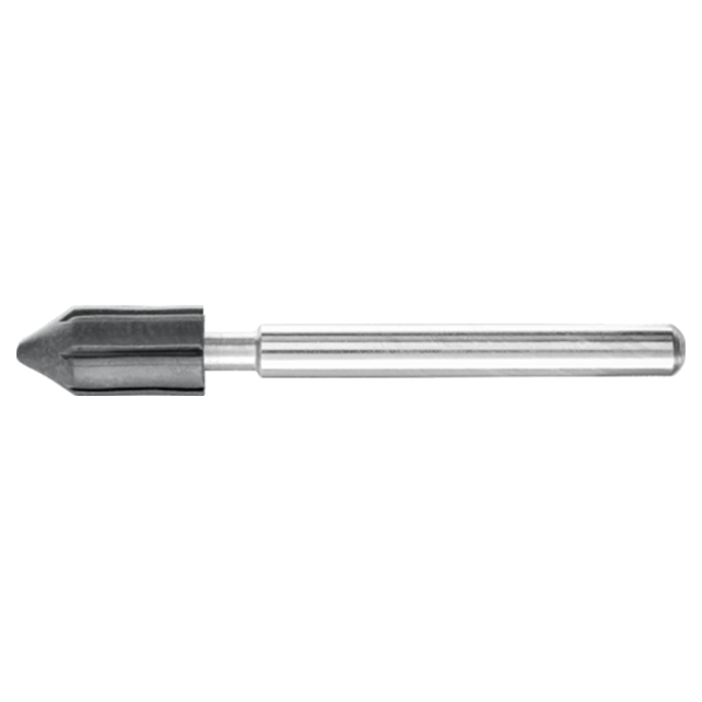 Pferd 42153200 | 42014 1/5" Diameter x 1/8" Shank x 7/16" Width Pointed Cone Holder