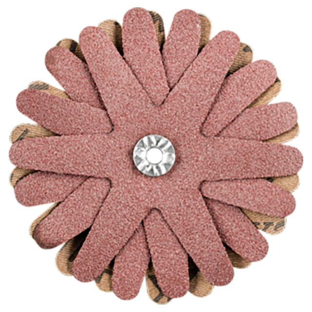 Pferd 42732126 | 44031 3-5/32" Diameter 120 Grit Aluminum Cross Buff