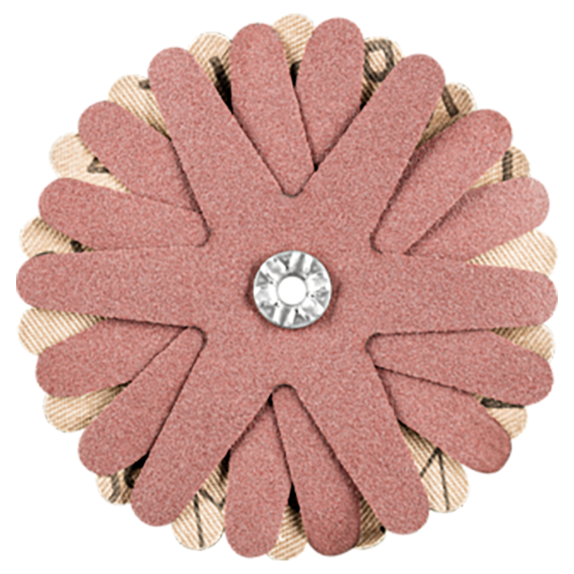 Pferd 42732128 | 44032 3,5/32" Diameter 180 Grit Aluminum Cross Buff