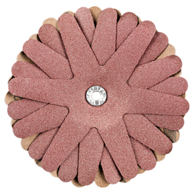 Pferd 42732166 | 44041 4" Diameter 120 Grit Aluminum Cross Buff