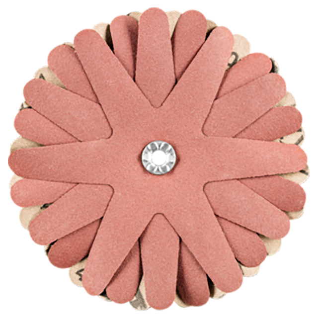 Pferd 42732169 | 44043 4" Diameter 240 Grit Aluminum Cross Buff