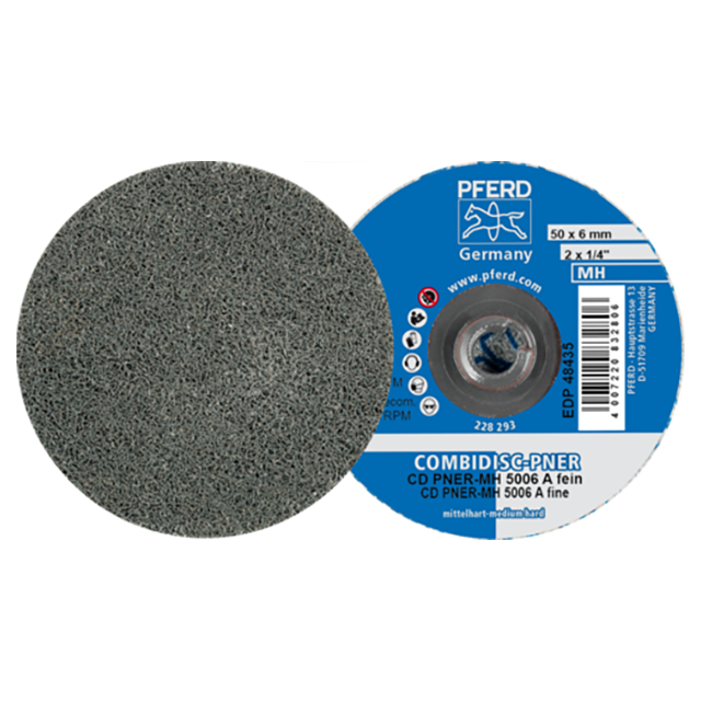 Pferd 42759102 | 48435 2" Diameter x 1/4" Width fine Grit Aluminum Unitized Disc