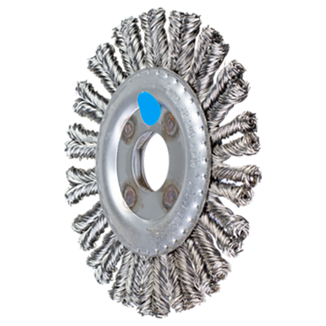 Pferd 43300032 | 82742 4-1/2" Diameter x 1/4" Width Aluminum Knot Wheel Brush