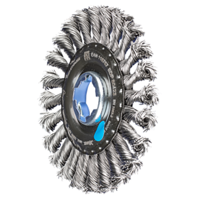 Pferd 43312036 | 80423 4-1/2" Diameter x 1/2" Width Aluminum Knot Wheel Brush