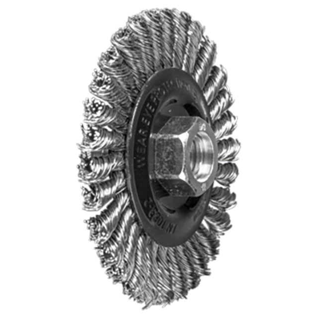 Pferd 43740032 | 763957 5/8-11" Thread x 1/4" Width Aluminum Stringer Bead Wheel Brush