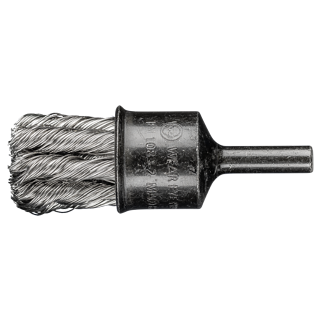 Pferd 43740053 | 764367 3/4" Diameter x 1/4" Shank Aluminum Knot End Brush