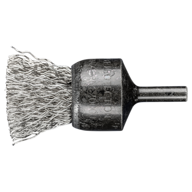 Pferd 43740063 | 764466 1" Diameter x 1/4" Shank Aluminum Crimped End Brush
