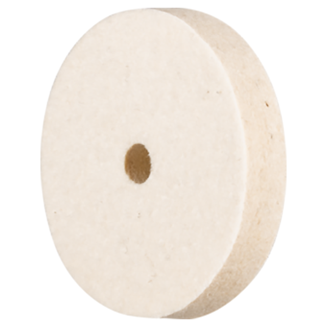 Pferd 44101732 | 48691 1-4/5" Diameter x 3/8" Width Aluminum Felt wheel