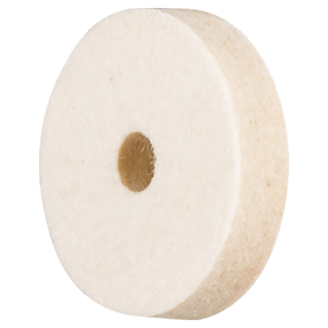 Pferd 44101742 | 48690 1-1/6" Diameter x 1/4" Width Aluminum Felt wheel