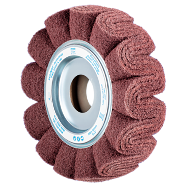 Pferd 44646219 | 43037 8" Diameter x 2" Width 180 Grit Aluminum Unmounted Flap Wheel