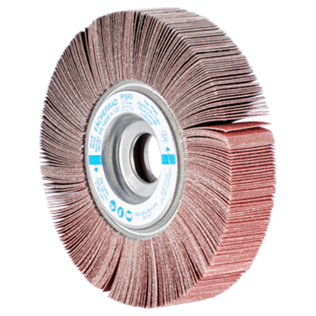 Pferd 44724120 | 45605 6" Diameter x 1" Width 120 Grit Aluminum Unmounted Flap Wheel