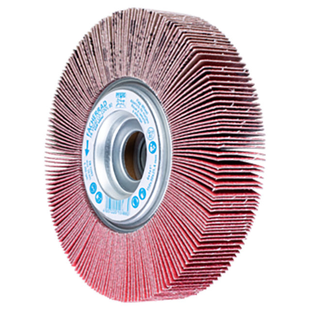 Pferd 44725208 | 45842 6" Diameter x 1" Width 80 Grit Aluminum Unmounted Flap Wheel