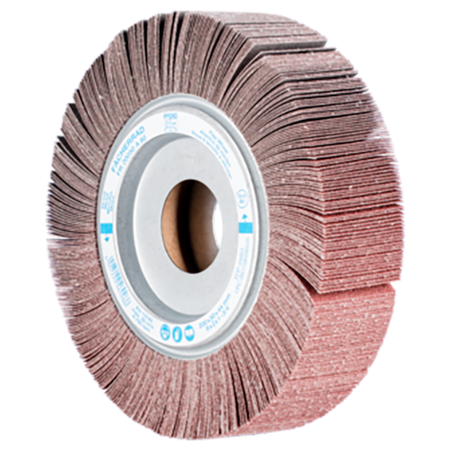 Pferd 44738081 | 45653 8" Diameter x 2" Width 80 Grit Aluminum Unmounted Flap Wheel