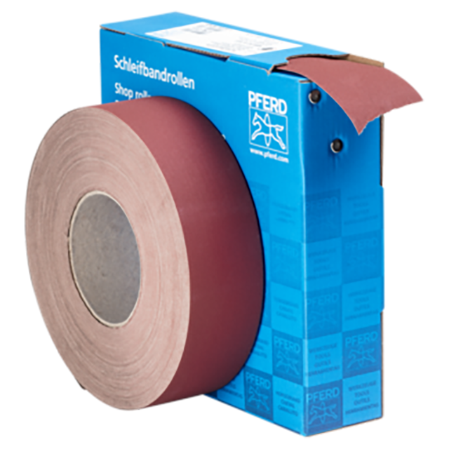 Pferd 45016232 | 47225 50 Length x 2" Width 320 Grit Aluminum oxide Heavy-duty shop roll