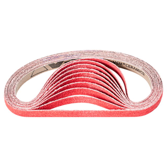 Pferd 47501595 | 49538 18" Length x 1/2" Width Ceramic CO-COOL File Belt