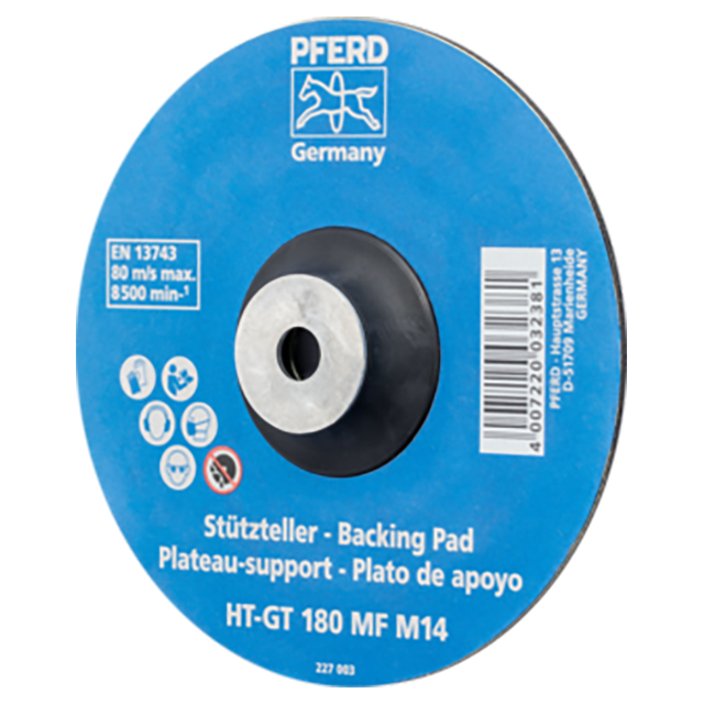 Pferd 47601595 | 69488 7" Diameter x 5/8-11" Thread Disc Pad Hub