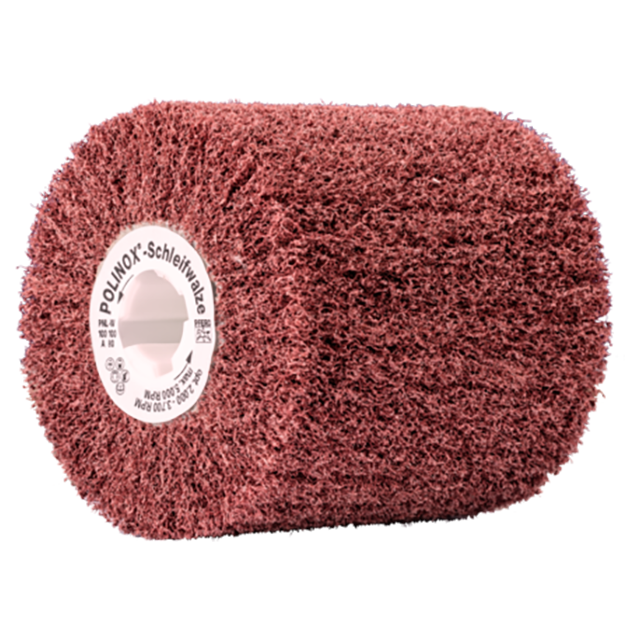 Pferd 47801097 | 43102 4" Diameter x 80 Grit Aluminum Oxide Non-Woven Finishing Drum