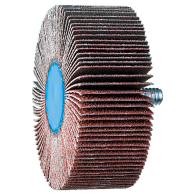 Pferd 45421 | 45421 2-1/2" Diameter x 80 Grit Aluminum Oxide Mounted Flap Wheel