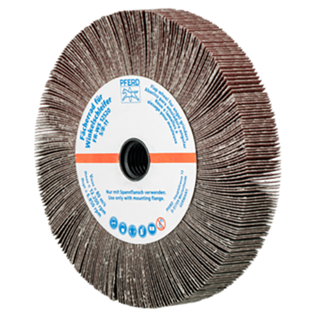 Pferd 47802666 | 45765 5" Diameter x 120 Grit Aluminum Oxide Flap Wheel for Angle Grinder