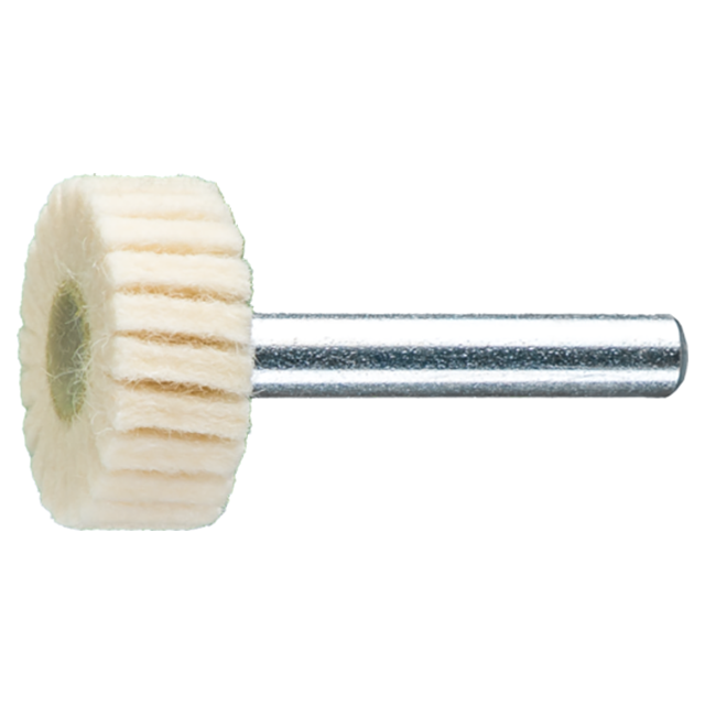 Pferd 48540 | 48540 1" Diameter x 3/8" Width Mounted Felt Flap Wheel