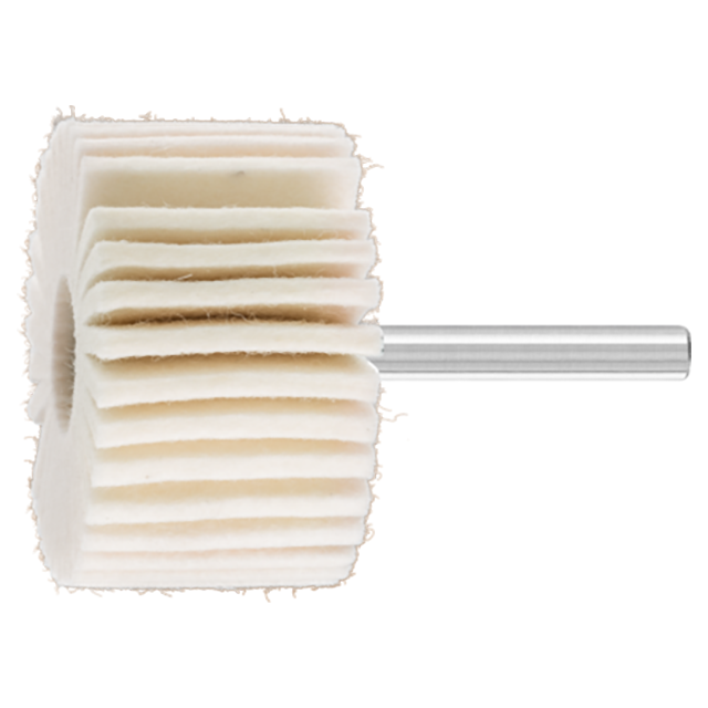 Pferd 47901228 | 48546 2" Diameter x 1" Width Mounted Felt Flap Wheel