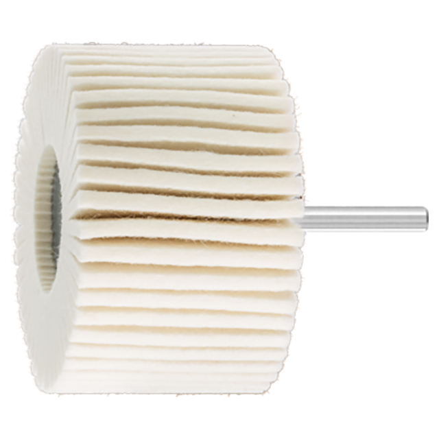 Pferd 47901232 | 48552 3" Diameter x 2" Width Mounted Felt Flap Wheel