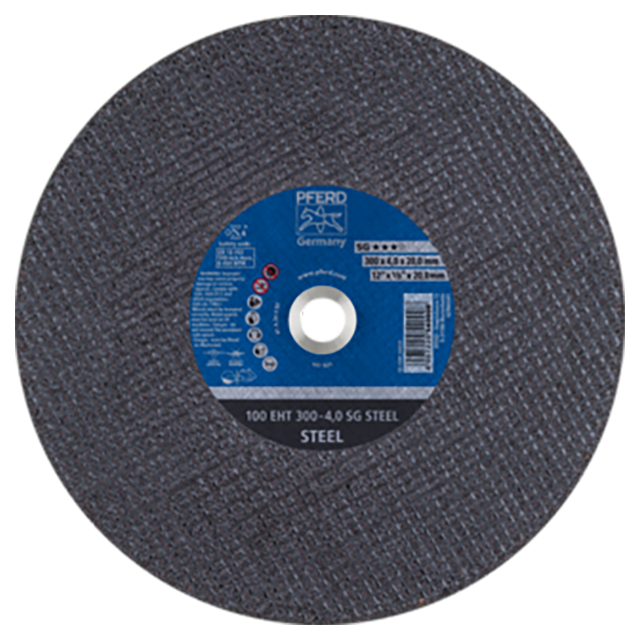 Pferd 61329120 | 64010 12" Diameter x 1/8" Width Aluminum Oxide Cutoff Wheel