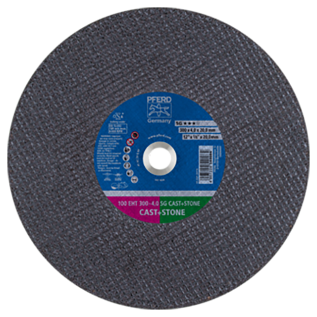 Pferd 61329130 | 64118 12" Diameter x 1/8" Width Aluminum Oxide Cutoff Wheel