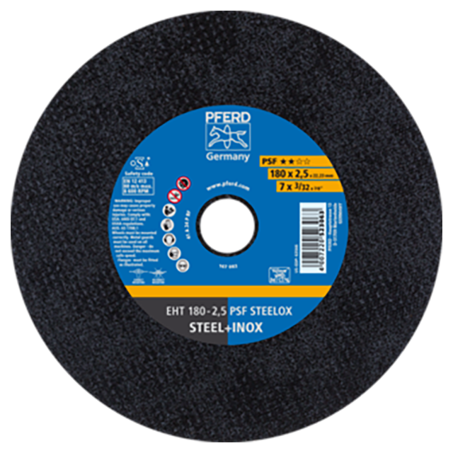 Pferd 61726122 | 63566 7" Diameter x 3/32" Width Aluminum Oxide Cutoff Wheel