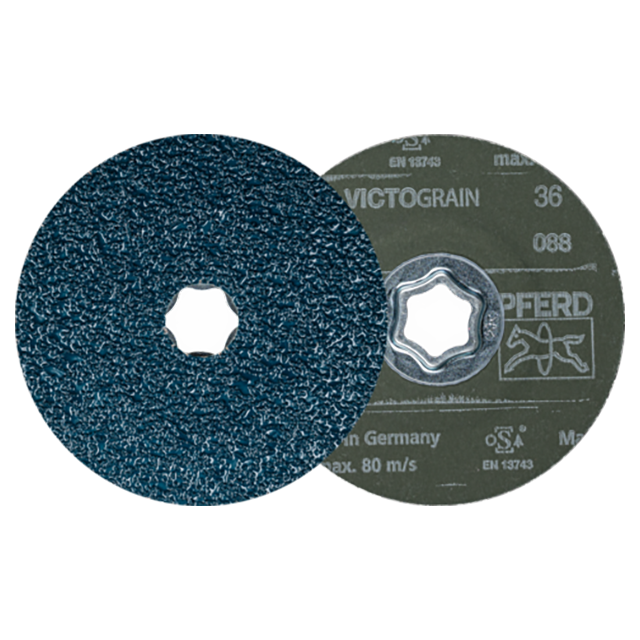 Pferd 64111636 | 40371 4-1/2" Diameter x 36 Grit Fiber Disc