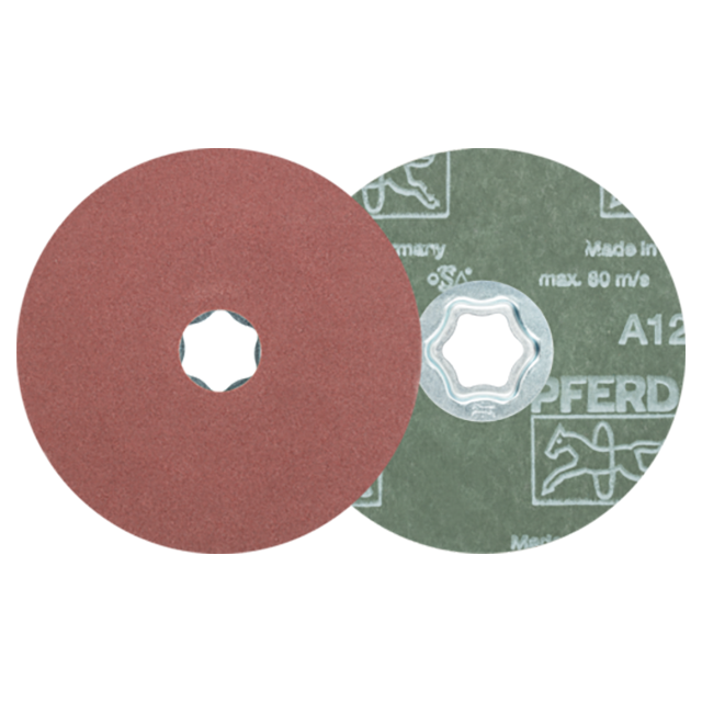 Pferd 64190012 | 40097 4-1/2" Diameter x 120 Grit Aluminum Oxide Fiber Disc