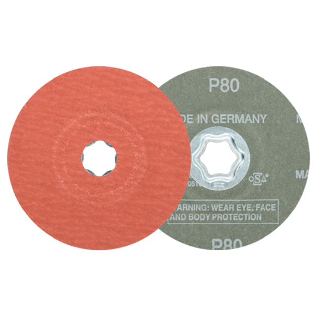 Pferd 64191008 | 40303 4-1/2" Diameter x 80 Grit Aluminum Oxide Fiber Disc