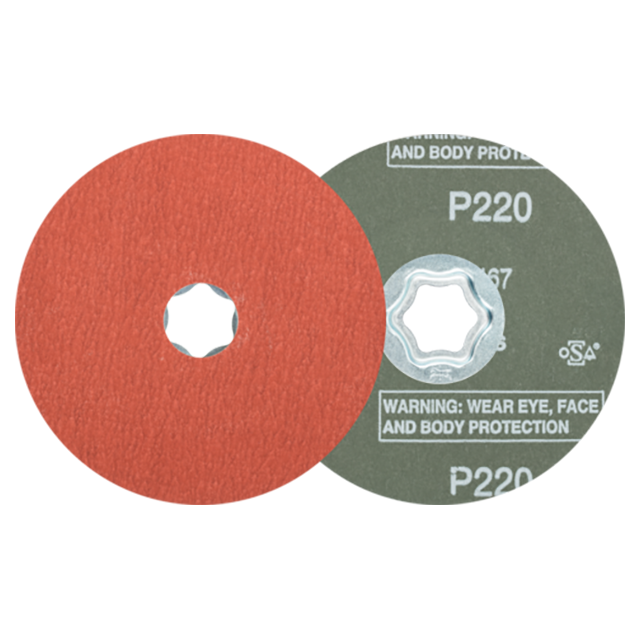 Pferd 64191022 | 40308 4-1/2" Diameter x 220 Grit Aluminum Oxide Fiber Disc