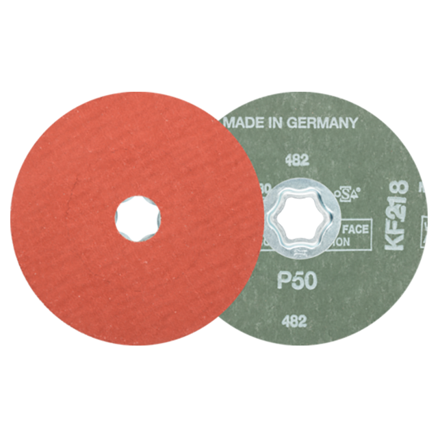 Pferd 64191105 | 40310 5" Diameter x 50 Grit Aluminum Oxide Fiber Disc