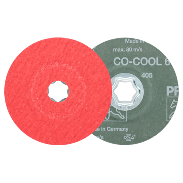 Pferd 64193006 | 40728 4-1/2" Diameter x 60 Grit Ceramic Oxide CO-COOL Fiber Disc