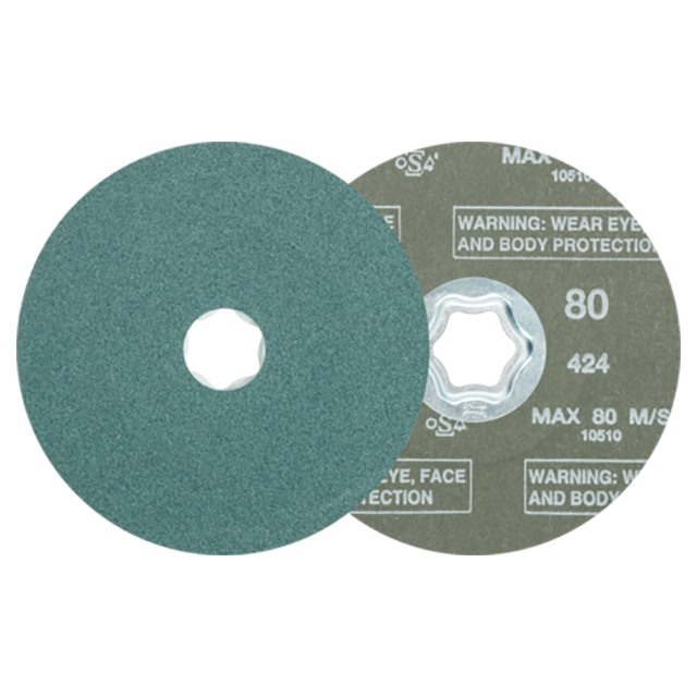 Pferd 64290008 | 40134 4-1/2" Diameter x 80 Grit Zirconia Alumina Fiber Disc