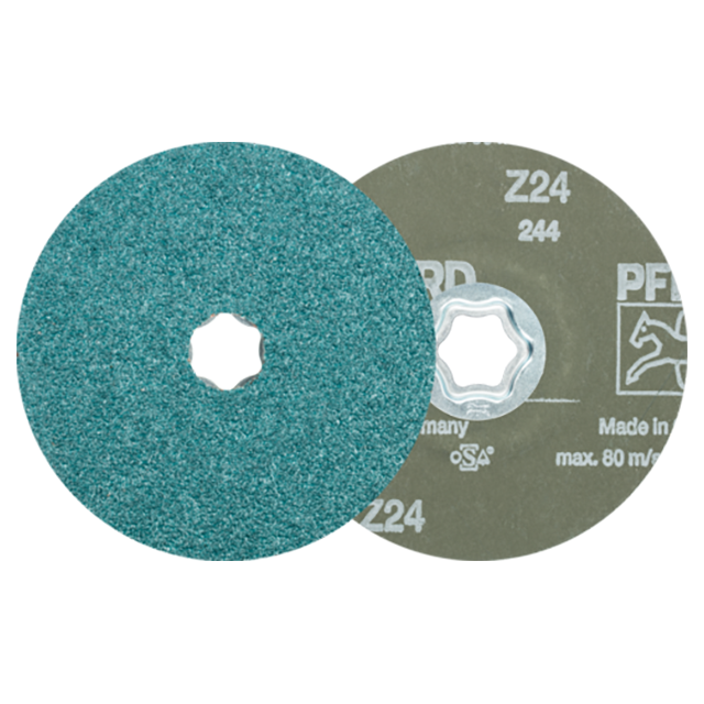 Pferd 64290102 | 40137 5" Diameter x 24 Grit Zirconia Alumina Fiber Disc