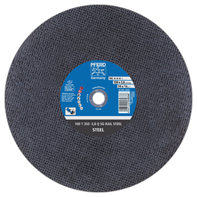 Pferd 66323663 | 64402 14" Diameter x 1/8" Width Aluminum Oxide Cutoff Wheel