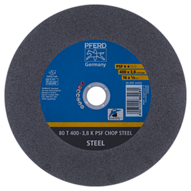 Pferd 66324095 | 64493 16" Diameter x 1/8" Width Aluminum Oxide Cutoff Wheel