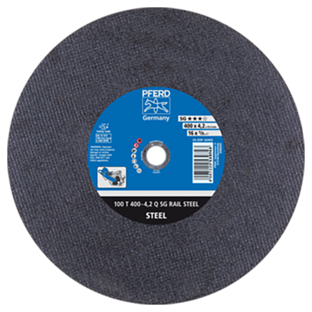 Pferd 66324163 | 64403 16" Diameter x 1/8" Width Aluminum Oxide Cutoff Wheel