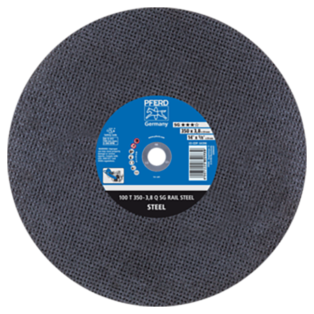 Pferd 69901529 | 64396 14" Diameter x 1/8" Width Aluminum Oxide Cutoff Wheel