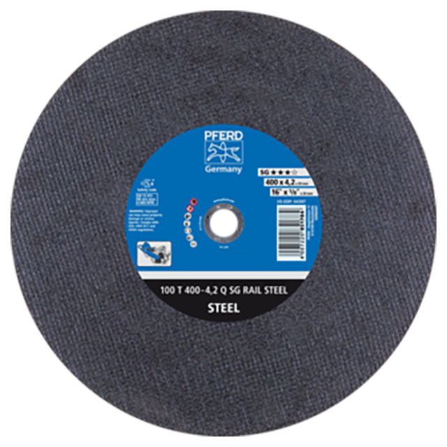 Pferd 69901530 | 64397 16" Diameter x 1/8" Width Aluminum Oxide Cutoff Wheel