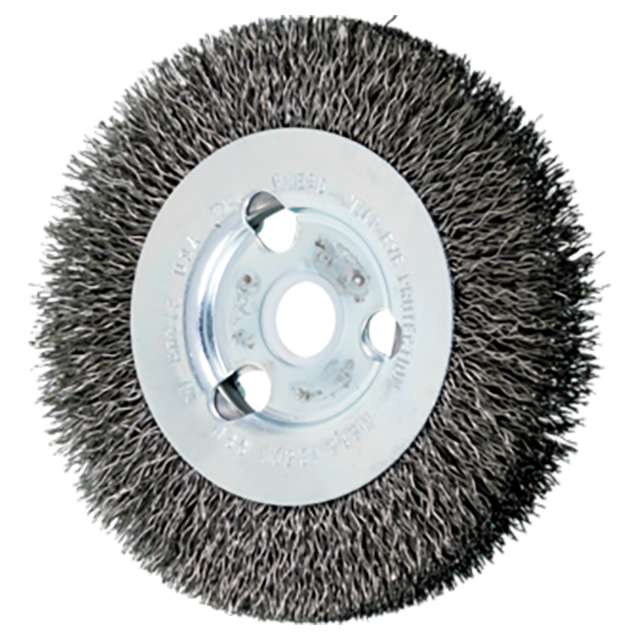 Pferd 79180018 | 80018 4" Diameter x 1/2" Width Carbon Steel Wire Wheel Brush