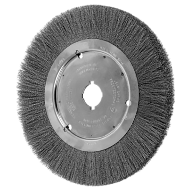 Pferd 79180225 | 80225 10" Diameter x 1" Width Carbon Steel Wire Wheel Brush