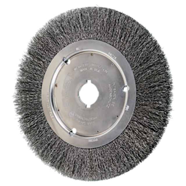 Pferd 79180228 | 80228 10" Diameter x 1" Width Carbon Steel Wire Wheel Brush