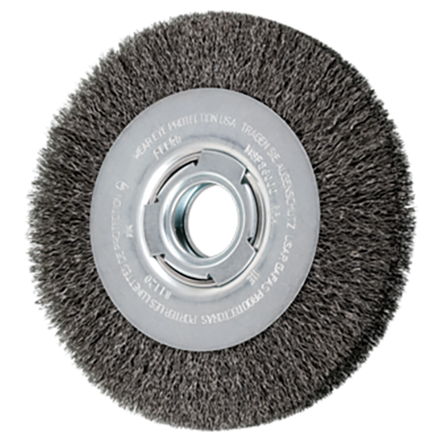 Pferd 79181120 | 81120 7" Diameter x 1" Width Carbon Steel Wire Wheel Brush