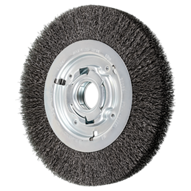 Pferd 79181126 | 81126 8" Diameter x 1" Width Carbon Steel Wire Wheel Brush